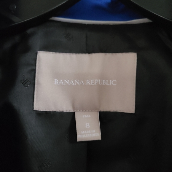 Banana Republic Blue Size Small Size Medium 2 piece wool pant and blazer suit - Picture 7 of 11